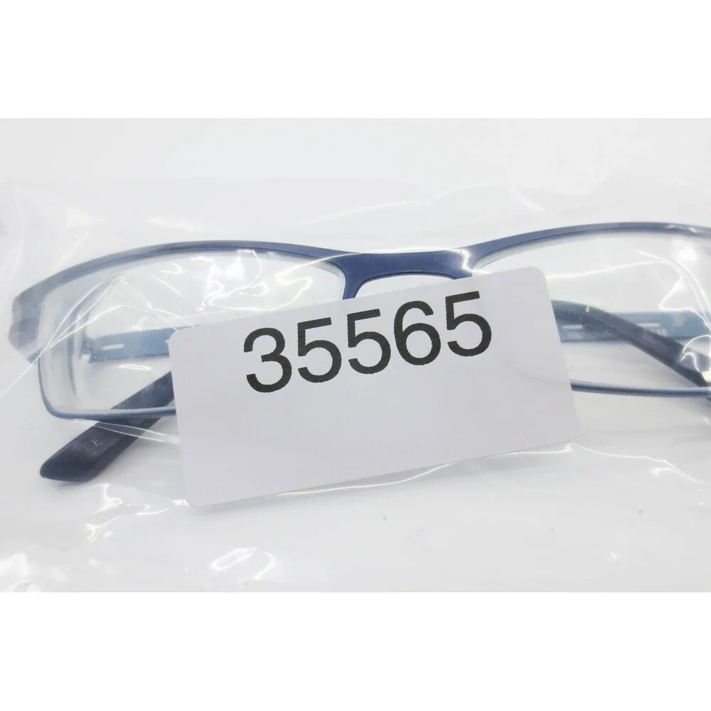 Prodesign Denmark 1207 c.9021 Navy Blue Rectangular Eyeglasses Frames 51-17-130